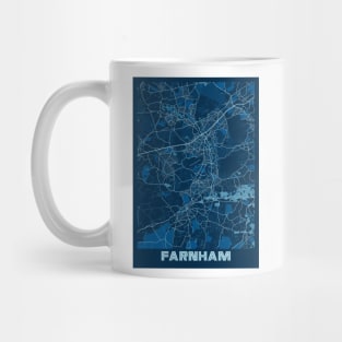 Farnham - United Kingdom Peace City Map Mug